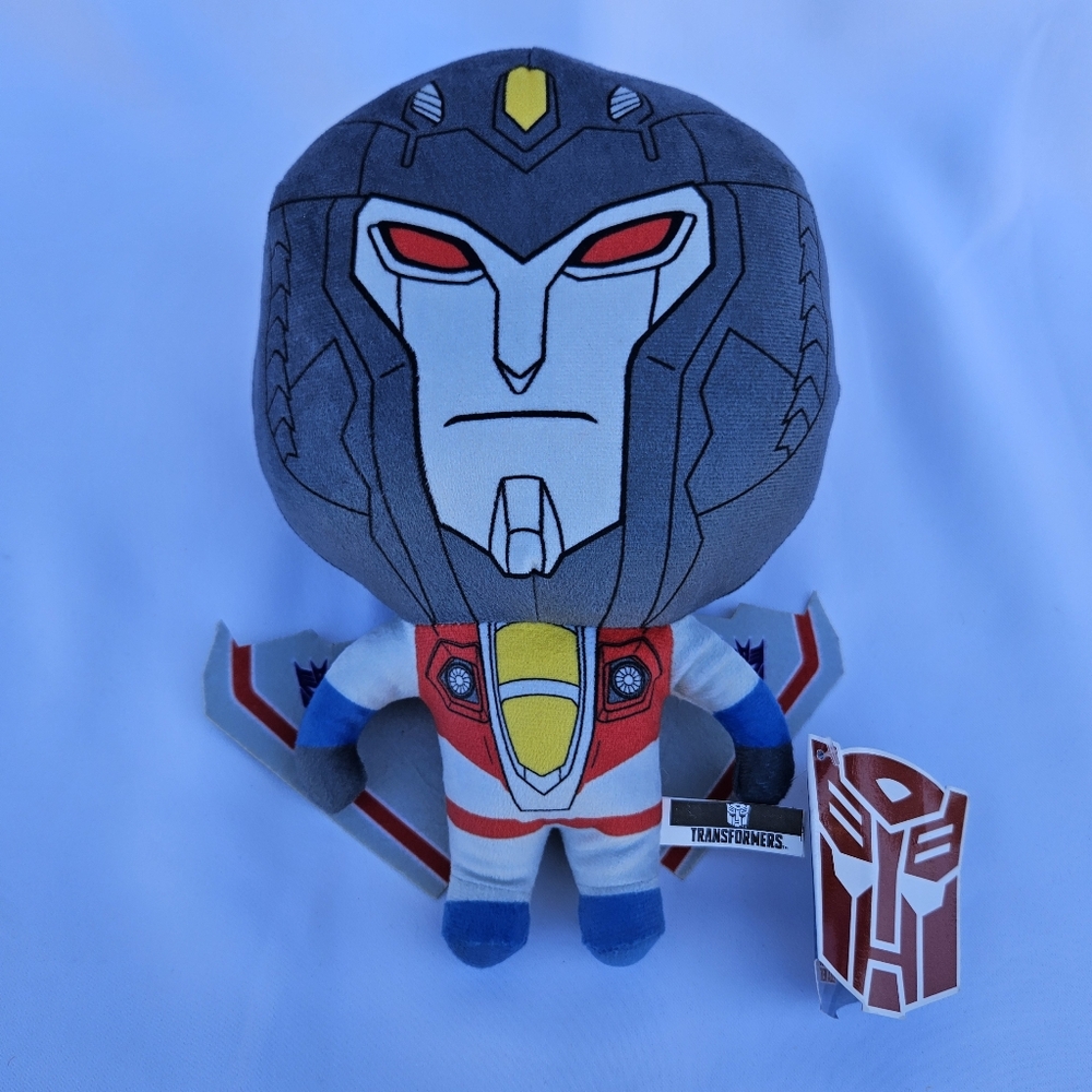 Transformers Starscream 10" Plush More than Meets the Eye Toy Hasbro With Tags